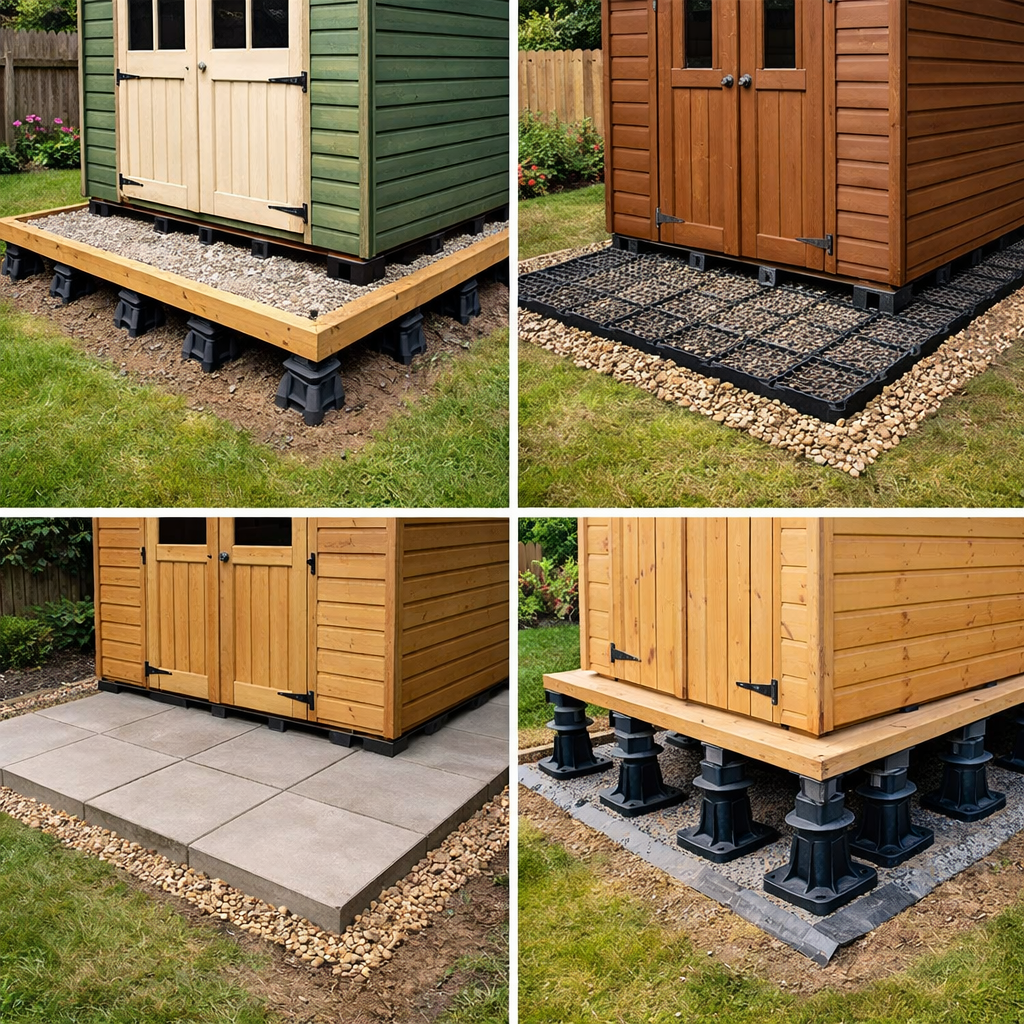 Level Garden Shed Bases For UK Gardens