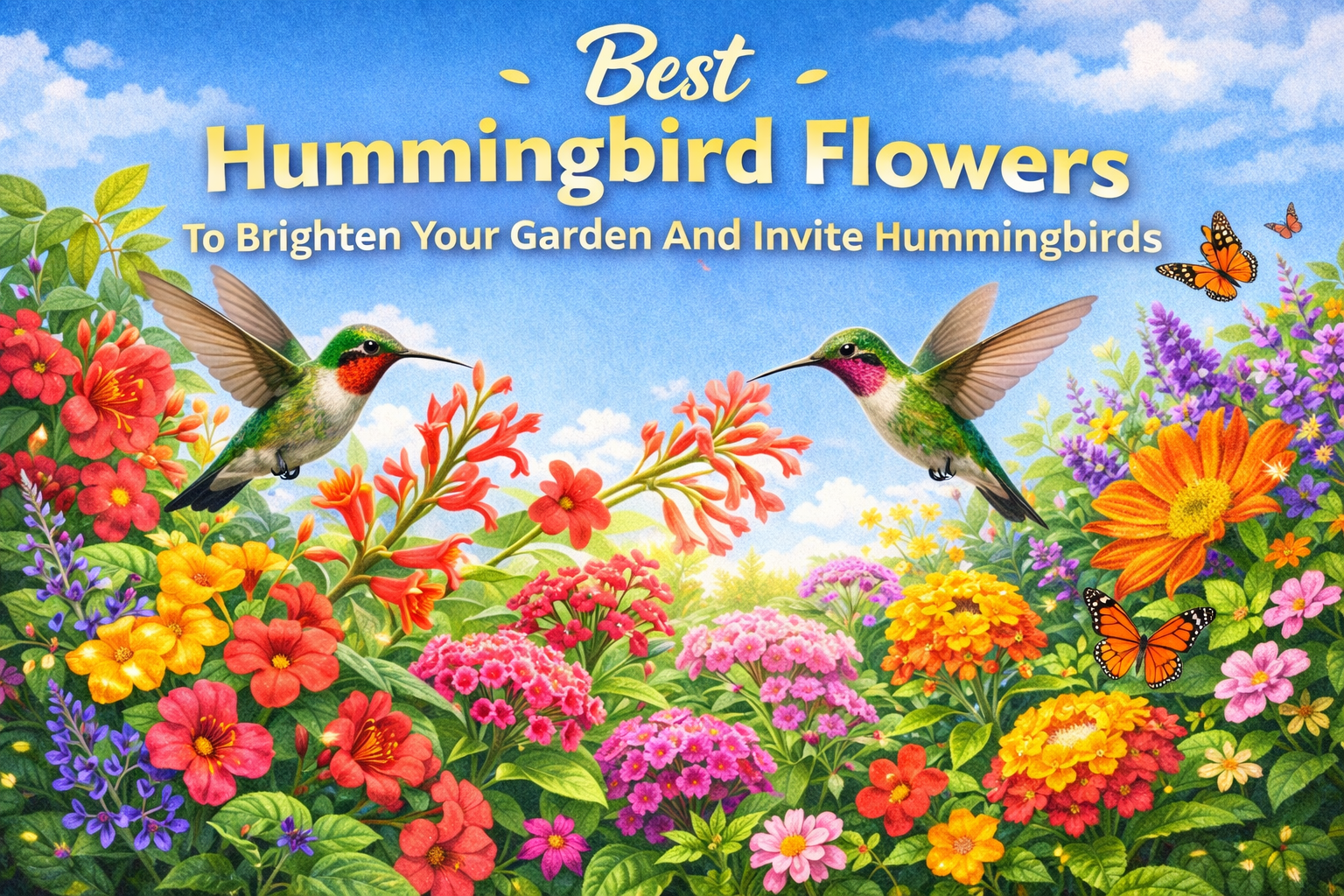 Best Hummingbird Flowers To Brighten Your Garden And Invite Hummingbirds