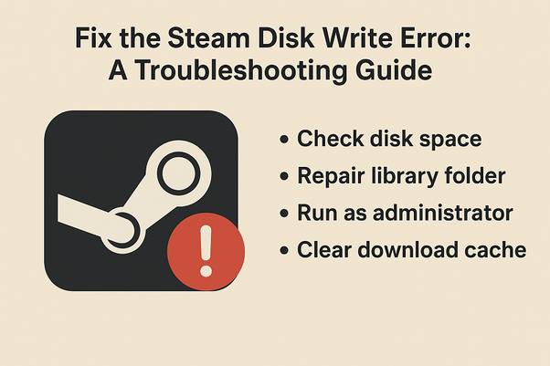Fix the Steam Disk Write Error: A Troubleshooting Guide